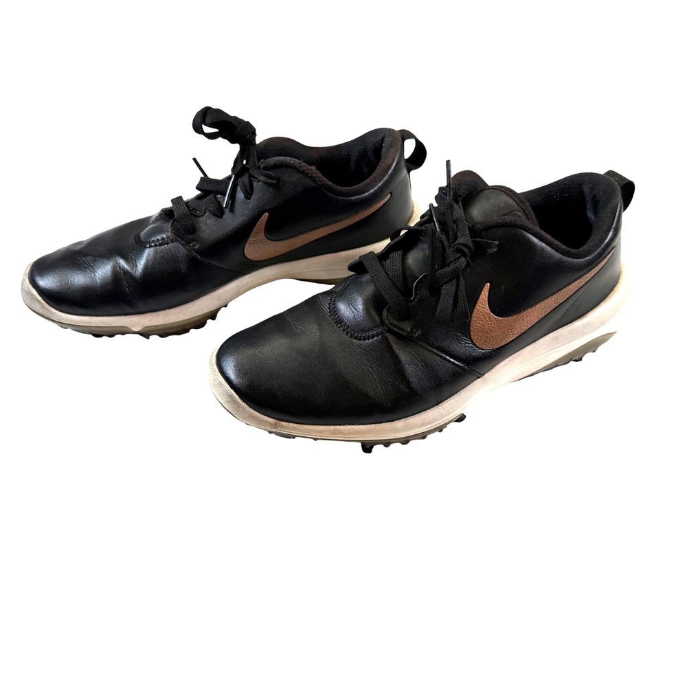 NIKE Roshe G Tour Golf Cleats Shoes Black Women's Size 7.5